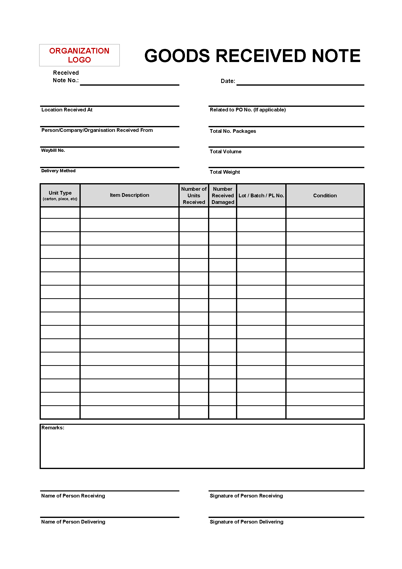 Warehousing Documentation Logistics Operational Guide